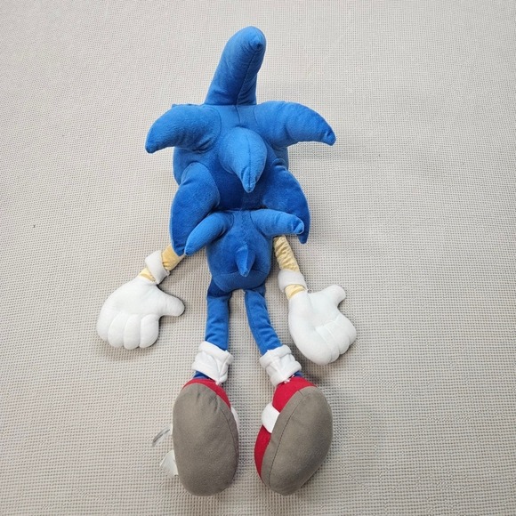 Sonic the Hedgehog Plush 24 Inch Large Stuffed Animal SEGA 2023 5268/126664 Blue - Picture 4 of 16